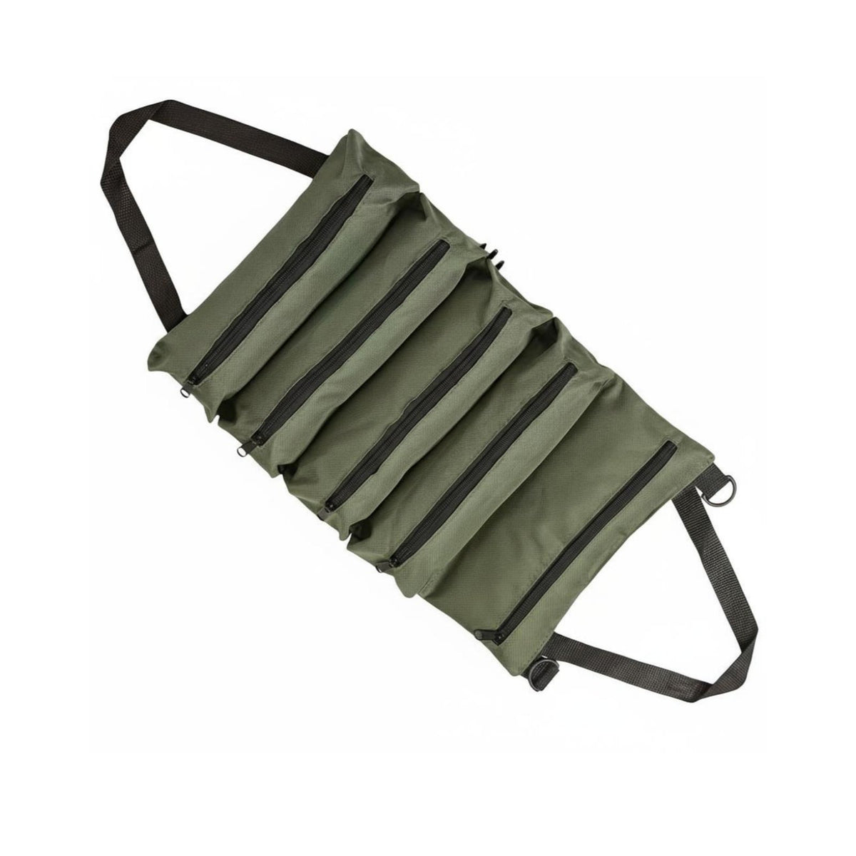 Waterproof Roll-up Tool Bag Long-Lasting Roll up Tool Bag 600D Oxford Material for Repair Technicians, Handymen, Workshop, Garage