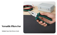 Slender Nose Pliers Industrial Grade Diagonal Cutting Pliers High Hardness Side Cutting Tools for Electricians, Men, Maintenance and Repair, Workshop