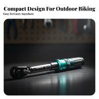 17 Pieces High Precision Two-Wheeler Twist Wrench Set Click Mechanism Mini Bike Twist Wrench Long-Lasting Road Bike Repair Kit CRV Steel Material for Cyclists, Mountain Bikers, DIY Enthusiasts, Cycling, Workshop, Trail Riding, Home Garage