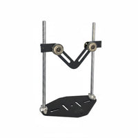 V-Shaped Roller Stand Smooth Rotation Log Rotating Stand Stable Structure Adjustable Height Material Support for Metalworkers, DIY Enthusiasts, Garage