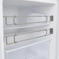 2 Pieces 304 Stainless Steel Adjustable Refrigerator Securing Bar Silver Silvery Finish RV Fridge Bar