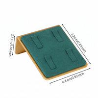 Metal Base Velvet Band Holder Display Stand Triangular Support Four-Slot Band Holder Stand