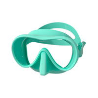 Adjustable Single Lens Dive Mask Soft Mask with Tempered Glass Comfortable Swim Goggles with Nose Cover Low-Volume for Divers, Snorkelers, Swimmers, Scuba Diving, Snorkeling, Pool