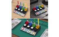 Watch Repair Oil Dish with Pens Professional Watch Oil Cup Stand with Pens Desktop Tool for Watchmakers