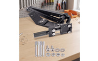 Accurate Lawn Mower Blade Grinder Jig Matte Black Blade Grinder with Adjustable Clamp Sturdy Smooth for Gardeners
