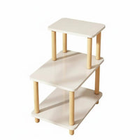 Multi-Functional C-Shaped Rolling Table Space-Saving Sofa Desk Modern Design Storage Rack With casters for Apartment Dwellers, Homeowners, Remote Workers