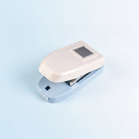Spring-Loaded Paper Punch with Embossing Tool Compact Handheld Paper Punch Easy-Push Versatile for Journaling