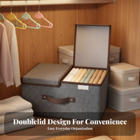 Foldable Clothing Box Stackable foldable Clothing Box Sturdy Construction