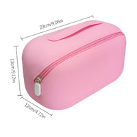 Large Capacity Silicone Makeup Bag Portable Waterproof Cosmetic Bag Stain-Resistant Beauty Storage