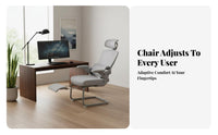 Ergonomic Design Sled Base Chair spinerest support Office Furniture Padded Seat Indoor Seating Sturdy Frame for Home Users, Students, Reception personnel, Study, Conference Room