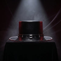 Gothic Top Hat Studded Steampunk Top Hat Structured Headwear for Entertainers