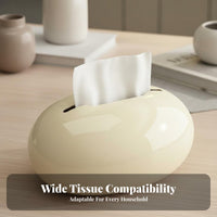 tearteardrop Shaped Tissue Box polished Surface Tissue Box Cover long-enduringing for Bedroom