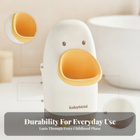 Cartoon Eyes Bathroom Aid Children's Urinal White and Beige Split Design 900 Ml Potty Training Urinal