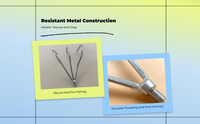 Telescopic stainless grappling hook