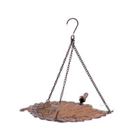 Foliage Bird Feeder Iron Garden Decor Weather Resistant for Outdoor