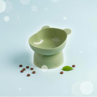 Anti-Tip Elevated Cat Bowl Non-Slip Base Tilted Pet Feeder Easy to Clean for Cats, Kittens