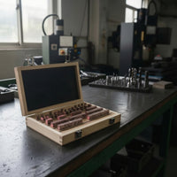 38 Pieces Accurate Precision Steel Gauge Block Set Hardened Steel Gauge Block Set Industrial Slip Gauges Workshop-Grade for Inspectors