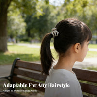 Small Metal Hair Clasp Stylish Designs Mini Hair Jaw Clip Strong Hold Small Metal Hair Claw for Women, Girls