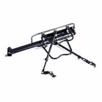 With Side Wings Quick Release Cycle Rack 50kg Load Capacity Aluminum Alloy Bike Pannier Rack Mountain Bike Rear Carrier for Commuting