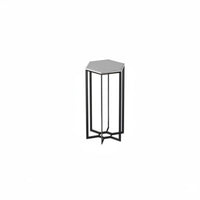 Floor-Standing Flower Pot Table Minimalist Design Hexagonal Pedestal Table Modern Aesthetic Plant Stand Heavy Duty for Homeowners, Interior Designers, Balcony, Living Room, Entryway, Hallway