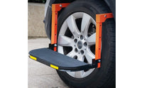 Car Tire Ladder Portable Wheel Step Ladder Compact Storage Vehicle Accessory for off-Pavement