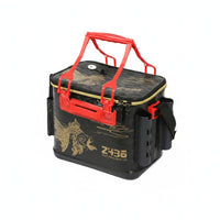 EVA Fishing Storage Bucket Live Well Rod Holder Fishing Storage Bucket Waterproof Fishing Tackle Box for Fishermen, Anglers