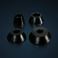 4 Pieces Tapered Tire Balancing Machine Cone Set Machined Wheel Balancer Cone Set Standard Taper Wheel Balancer Cones Wear-Resistant for Mechanics
