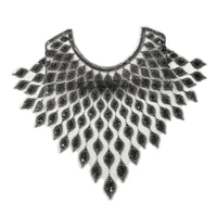 Collar Applique Decorative Neckline Applique Shimmering for Dresses, Designers