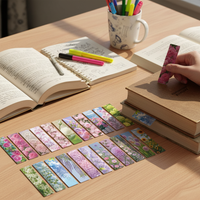 24-Pack Floral Bookmark Set for Reading, Student Rewards, and Stationery Gifts