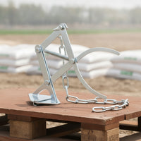 Automatic Clamp with Scissor Mechanism Lifting Clamp with Chain Heavy-Duty Tool for Farmers, Warehouses, Construction Sites, Farms