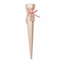 Ice Cream Cone Flower Box Includes Ribbon and Tag Korean Design Floral Cone Reusable Single Blossom Present Box for DIY Crafters, Graduation