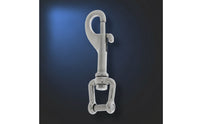 Snap Hook with Double-Eye Connector Rustproof Forked Eye Snap Hook Hardware for Scuba Diving, Boat Rigging