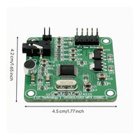 Serial Peripheral Interface Interface VS1053 MP3 Decoder Board Electret Audio Pickup MP3 Decoder Development Board Mounting Holes Recording Module Line-in Input