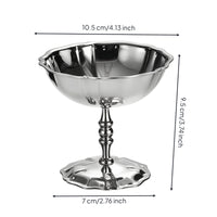 Dessert Cup with Pedestal Mirror Polished Footed Sundae Cup