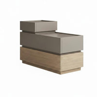 C-Shaped Sofa Table Space-Saving Household Furniture Multi-Functional
