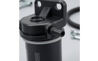 Black Parking Heater Fuel Filter Mounting Bracket Oil-Water Separator Hose Barbs Parking Heater Filter Sealing Sealing Gasket