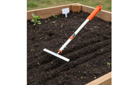 7 Tine Rake Rust Resistant Stainless Garden Rake Easy to Clean for Beach