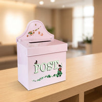 Decorative Mailbox with Keyed Lock Lockable Mailbox with Lock Compact Post Box Slim for Entryway