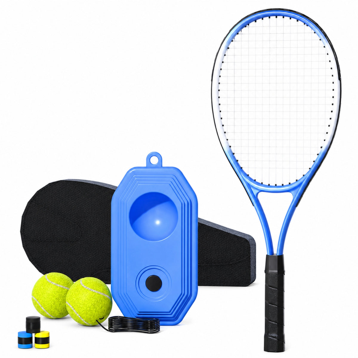 Tennis Training Racket with Base Lightweight for Backyard