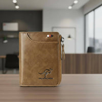 Large Capacity Radio Frequency Identification Blocking Wallet Compact Size Bifold Security Wallet
