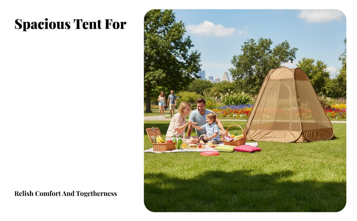 Expand up Mesh Tent Automatic Setup Spring-Upscreen House Lightweight and Portable Net for Picnickers, Families, Picnics, Outsidedoors, Backyard