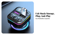 QC3.0 Wireless Radio Adapter Fast Charging Car MP3 Player