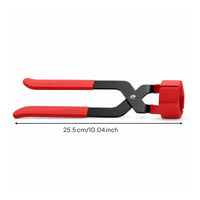 Wheel Nut Cap Plier Metal Wheel Nut Cap Puller Heavy-Duty Pliers with Rubber Jaw for Vehicle Owners, Garage