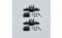 Front and Rear Axle Housing Set CNC-Machined RC Car Axle Housing Set Lightweight Upgrades Part for Hobbyists