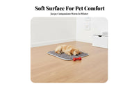 Warm Rectangular soft and velvety pet mat Non-Slip soft and velvety Rectangular Mat Soft pet Bedding adaptable for Dogs, Dog Owners, Small animals, pet carriers, Kennels, Indoors, Floor