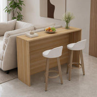 bar table with stools