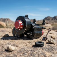 Sealed Metal Transmission CNC Machined All Metal RC Transmission High Precision Aluminum RC Gearbox for Upgrade, Rough Terrain