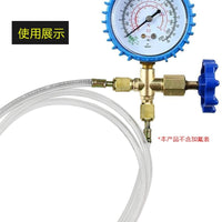 Xingweiqiang R410/R22 Refrigerant Charging Hose with Transparent Tube for Air Conditioning and Refrigerator Maintenance