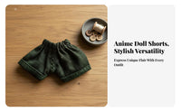 Doll Shorts Multiple Color Options Doll Shorts Cuffed Toy Accessory for Hobbyists