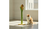 Cat Scratching Pole Scratch-Resistant Sisal Cat Scratcher Space-Saving Pet Supply for Cats, Kittens, Living Room, Apartment